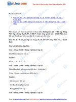 Tải Giải vở bài tập Tiếng Việt 2 trang 28, 29, 30, 31 Bài 7: Thầy cô của em - Cánh Diều