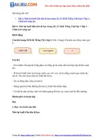 Tải Giải Tiếng Việt 3 CTST Tập 1 Bài 4: Nhớ lại buổi đầu tiên đi học trang 20, 21