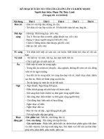 TUAN 7 tôi cần gì lớn lên và KHỎE MẠNH 