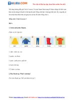 Tải Tiếng Anh lớp 3 Unit 6 Lesson 2 trang 85 iLearn Smart Start