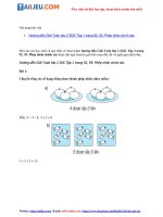 Tải Giải Toán lớp 2 trang 92, 93 SGK Tập 2: Phép nhân đầy đủ