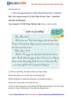 Tải Giải Tiếng Việt 3 Cánh Diều Tập 1 Bài 2: Góc sáng tạo trang 30, 31