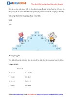 Tải Giải sách giáo khoa Toán lớp 2 Bài: Luyện tập chung trang 40, 41 - sách Cánh Diều