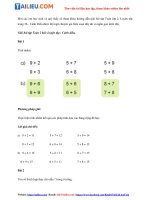 Tải Giải sách giáo khoa Toán lớp 2 Bài: Luyện tập trang 26 - sách Cánh Diều