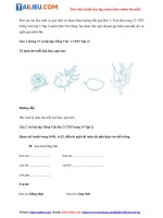 Tải Giải VBT Tiếng Việt 2 Chân Trời Sáng Tạo Bài 3: Trái chín trang 33