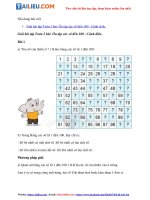 Tải Giải sách giáo khoa Toán lớp 2 Bài: Ôn tập các số đến 100 trang 6, 7 - sách Cánh Diều