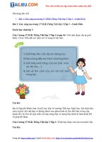 Tải Giải Tiếng Việt 3 Cánh Diều Tập 1 Bài 1: Góc sáng tạo trang 17