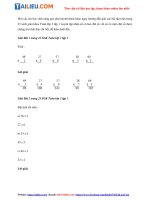 Tải Giải Toán lớp 3 trang 23 SGK Tập 1 Bài 1, 2, 3, 4, 5 đầy đủ