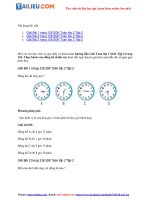 Tải Giải Toán lớp 2 trang 126 SGK Tập 2: Thực hành xem đồng hồ đầy đủ