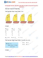 Tải Giải Toán 3 Bài 26: Chia số có hai chữ số cho số có một chữ số trang 75, 76, 77, 78 Kết nối tri...