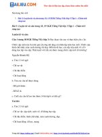 Tải Giải Tiếng Việt 3 CTST Tập 1 Bài 3: Luyện từ và câu trang 18, 19