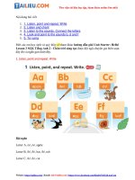 Tải Giải Lesson 3 Unit Starter: Hello! SGK Tiếng Anh 2 - Chân trời sáng tạo