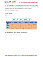 Tải Tiếng Anh lớp 3 Unit 3 Review and Practice trang 50 iLearn Smart Start