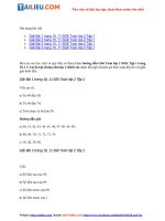 Tải Giải Toán lớp 2 trang 10, 11 SGK Tập 1: Luyện tập chung chương 1 đầy đủ