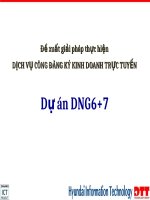 Đề xuất giải pháp thực DỊCH VỤ CÔNG ĐĂNG KÝ KINH DOANH TRỰC TUYẾN