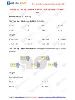 Tải Giải Toán 3 Bài 15: Luyện tập chung trang 46, 47 Kết nối tri thức