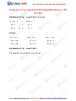 Tải Giải Toán 3 Bài 9: Bảng nhân 6, bảng chia 6 trang 28 - 30 Kết nối tri thức