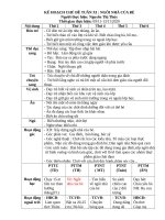 TUẦN 10 NGÔI NHÀ của bé 