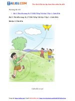 Tải Giải Tiếng Việt 3 Cánh Diều Tập 1 Bài 3: Thả diều trang 36, 37