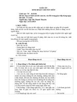 Giáo án sinh hoạt chuyên môn cụm tháng 11 