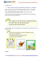 Tải Giải Tiếng Việt 3 Cánh Diều Tập 1 Bài 6: Góc sáng tạo trang 78, 79