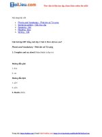 Tải Giải SBT Tiếng Anh 3 Unit 4: How old are you?