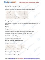 Tải Giải toán lớp 4 trang 49 SGK tập 1: Góc nhọn, góc tù, góc bẹt