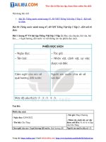 Tải Giải VBT Tiếng Việt lớp 3 Bài 20: Tiếng nước mình trang 47, 48 Kết nối tri thức