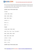 Tải Giải Toán lớp 3 trang 171 SGK Tập 2 Bài 1, 2, 3, 4, 5 đầy đủ