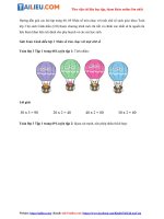 Tải Giải Toán 3 Nhân số tròn chục với một chữ số trang 68, 69 Cánh diều