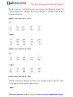 Tải Giải Toán lớp 3 trang 7 SGK Tập 1 Bài 1, 2, 3, 4 đầy đủ