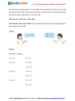 Tải Giải Toán 3 Ôn tập phép chia trang 15, 16 Chân trời sáng tạo