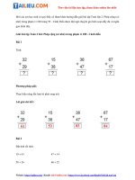 Tải Giải sách giáo khoa Toán lớp 2 Bài: Phép cộng (có nhớ) trong phạm vi 100 trang 59 - sách Cánh Di...