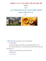 Giáo án Lịch sử lớp 7 sách Cánh diều (Học kỳ 1)