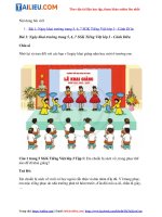 Tải Giải Tiếng Việt 3 Cánh Diều Tập 1 Bài 1: Ngày khai trường trang 5, 6, 7