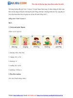 Tải Tiếng Anh lớp 3 Unit 1 Lesson 3 trang 16 iLearn Smart Start