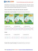 Tải Giải Toán 3 Ôn tập về phép nhân, bảng nhân 2, bảng nhân 5 trang 14, 15 Cánh diều