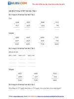 Tải Giải VBT Toán lớp 3 trang 14 Tập 2 Bài 97 đầy đủ