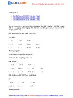 Tải Giải Toán lớp 2 trang 132 SGK Tập 2: Số 1 trong phép nhân và phép chia đầy đủ