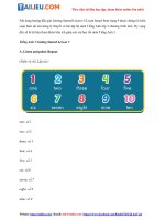 Tải Tiếng Anh lớp 3 Getting Started Lesson 5 trang 9 iLearn Smart Start