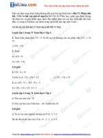 Tải Giải bài tập Toán lớp 6 Bài 17: Phép chia hết - Ước và bội của một số nguyên Kết Nối Tri Thức