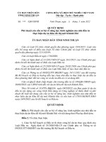 Phê duyệt yêu cầu sơ lực, kinh nghiệm nhà đầu tư thực dự án Khu đô thị Khánh Hải TỈNH NINH THUẬN