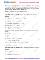 Tải Giải bài tập Toán lớp 6 Bài 11: Ước chung - Ước chung lớn nhất Kết Nối Tri Thức