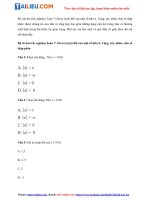 Tải Câu hỏi trắc nghiệm Toán 7: Giá trị tuyệt đối của một số hữu tỉ. Cộng, trừ, nhân, chia số thập p...