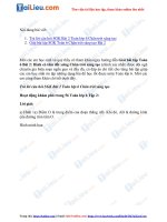 Tải Giải bài tập Toán lớp 6 Bài 2: Hình có tâm đối xứng Chân trời sáng tạo