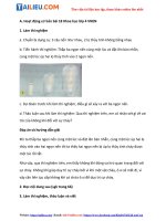 Tải Giải Tự nhiên xã hội VNEN lớp 4 Bài 18: Không khí gồm những thành phần nào