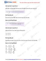 Tải Giải Toán lớp 5 trang 9 SGK tập 1: Luyện tập phân số thập phân