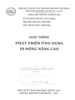 Giáo trình phát triển ứng dụng di động nâng cao