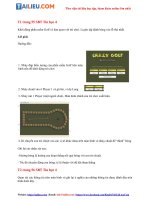 Tải Giải SBT Tin học 4 Bài 3: Tập thể thao với trò chơi Golf (Quyển 2) đầy đủ nhất