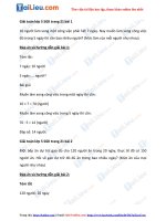 Tải Giải Toán lớp 5 trang 21 SGK tập 1 đầy đủ và chi tiết nhất